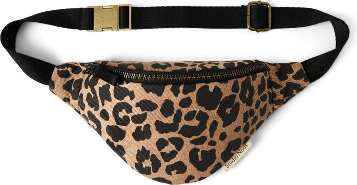 Studio Noos Cotton Gürteltasche Kinder Brown Leopard