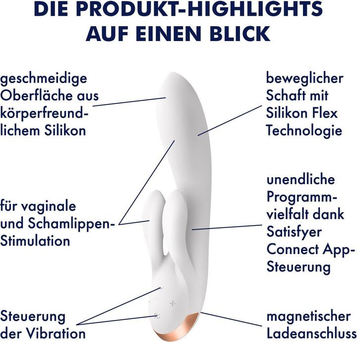 Immagine prodotto Satisfyer Double Flex Rabbit Vibrator