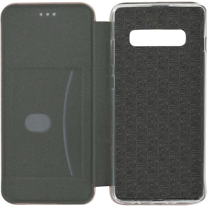 OEM Samsung Flip Cover für Galaxy S10 Plus rose gold (Samsung Galaxy S10+), Smartphone Hülle, Rosa