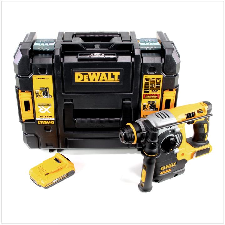 Produktbild DeWalt DCH 273 NT Akku Kombihammer 18V 2,1J SDS-Plus Brushless + 1x Akku 2,0Ah + TSTAK - ohne Ladege (Akkubetrieb)