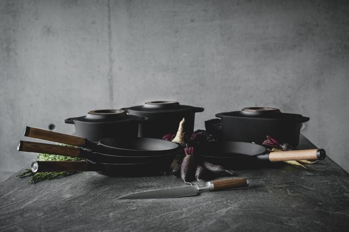 Actual product image Fiskars Norden frying pan, 24cm (Frying pan, Cast iron, 24 x 11.20 cm)