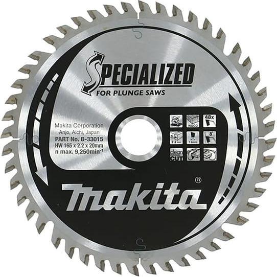 Thumbnail - Makita, Sägeblatt, Spezial-Hartmetallsägeblatt für Holz 165*20mm 48Z