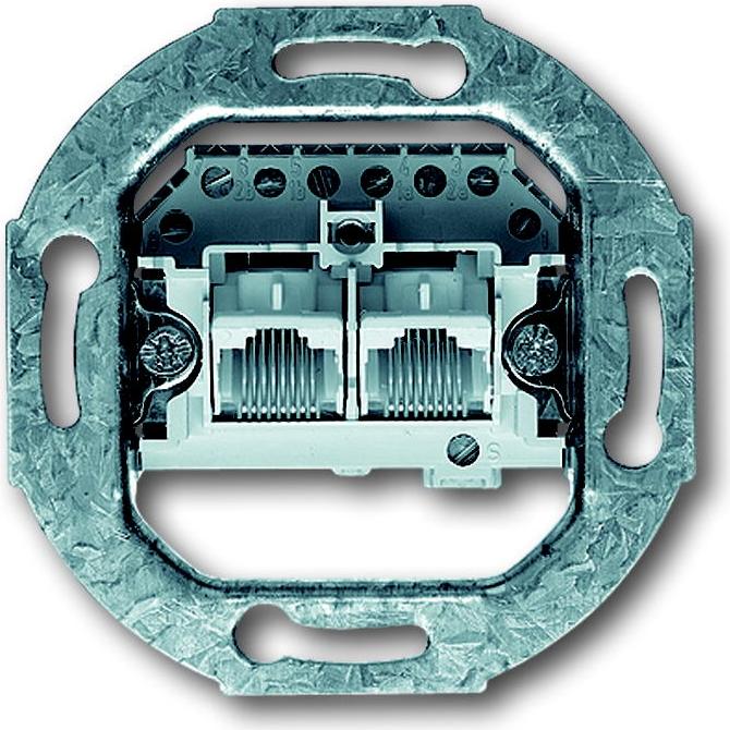 Actual product image Busch-Jaeger BJ UP junction box UAE 0214 angled outlet 2x8 8 pole - accessories network