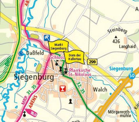 Immagine prodotto Monaco - Ratisbona - Praga 1 : 50 000. carta ciclabile