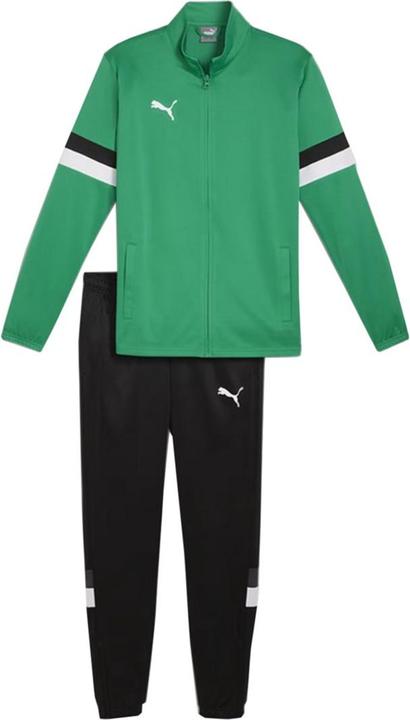Produktbild No Name Puma Team Rise Herren Trainingsanzug grün-schwarz 658653 05 (S)