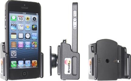 Actual product image Brodit Passive car holder with slim case for iPhone 5/5S/5C