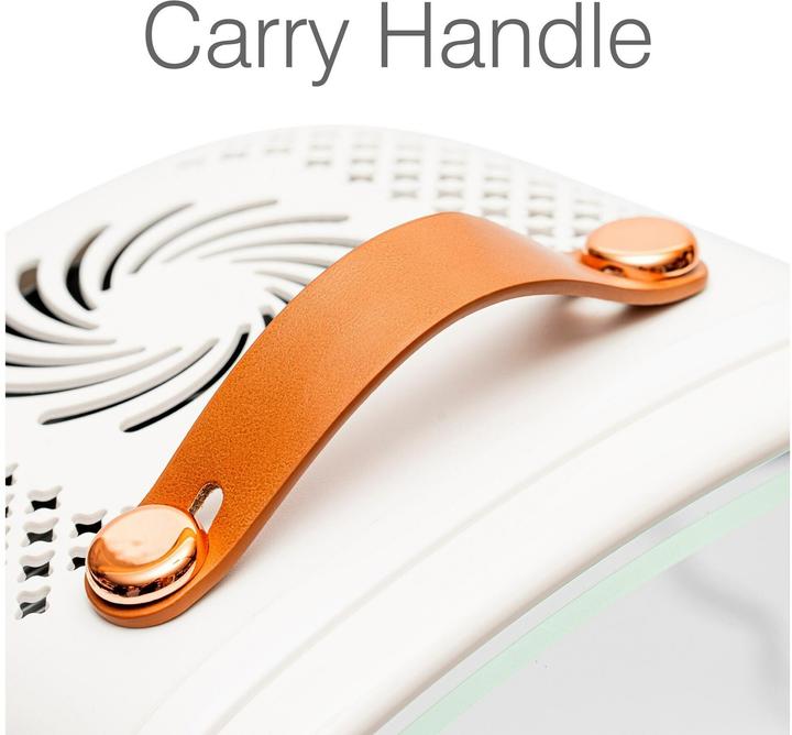 Actual product image Rio Beauty-Kühlschrank mit Spiegel FRBM Weiss