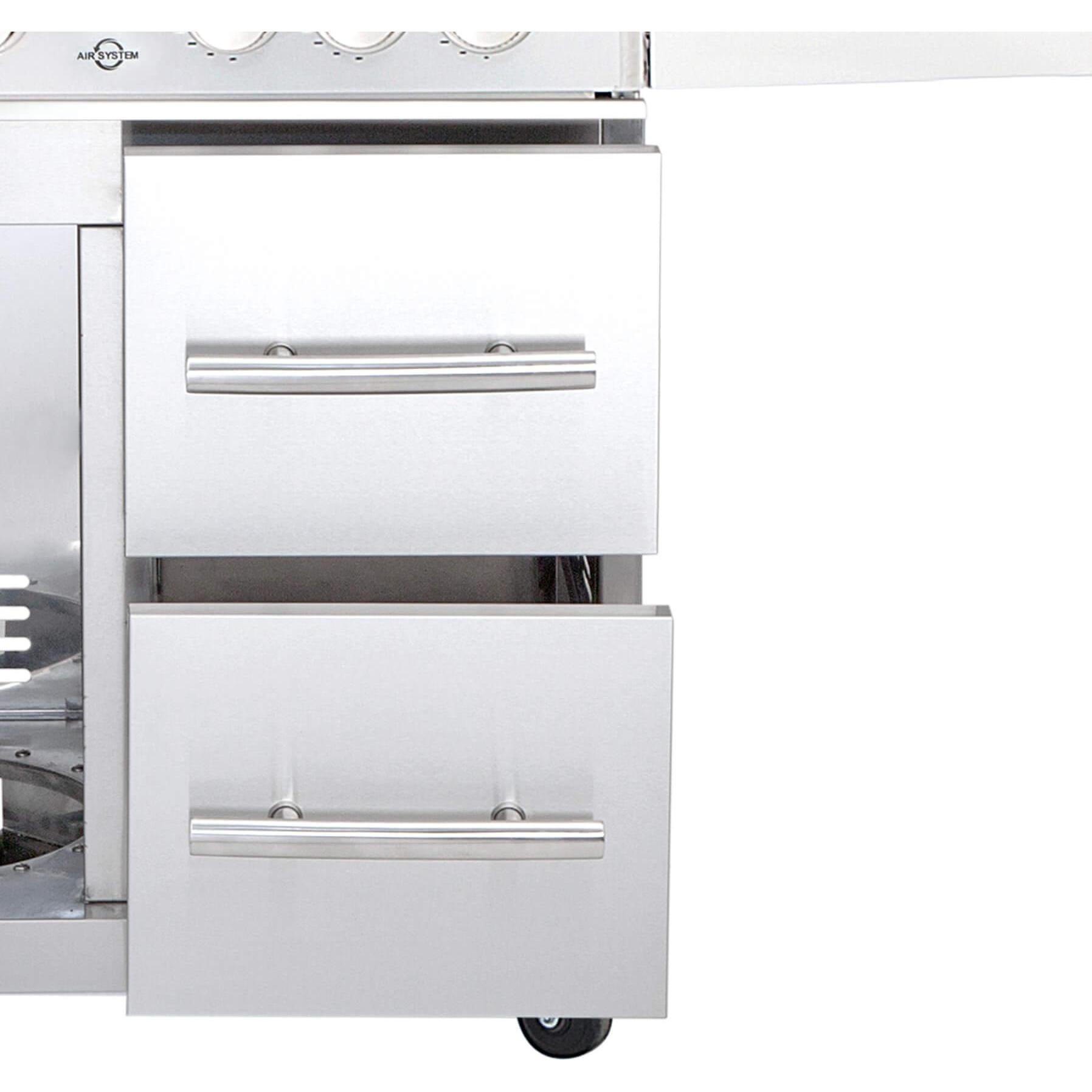 Thumbnail - All'Grill, Grillausstattung + Ersatzteile, Schubladen-System re. für Modular CHEF L -Edelst.-