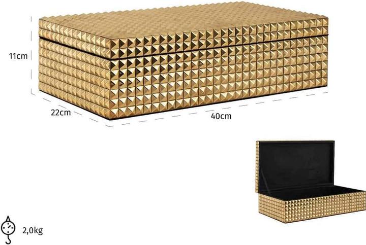 Produktbild Richmond Interiors Schmuckkästchen Blaze gold