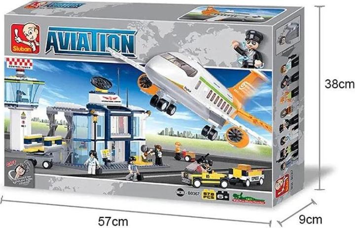 Actual product image Sluban Constructor Aviation Airport M38-B0367, plastic