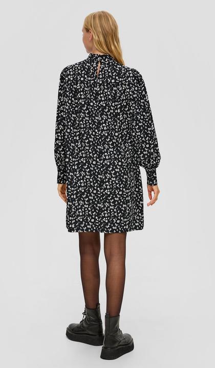Produktbild s.Oliver Crêpe-Kleid mit Raffung (36)