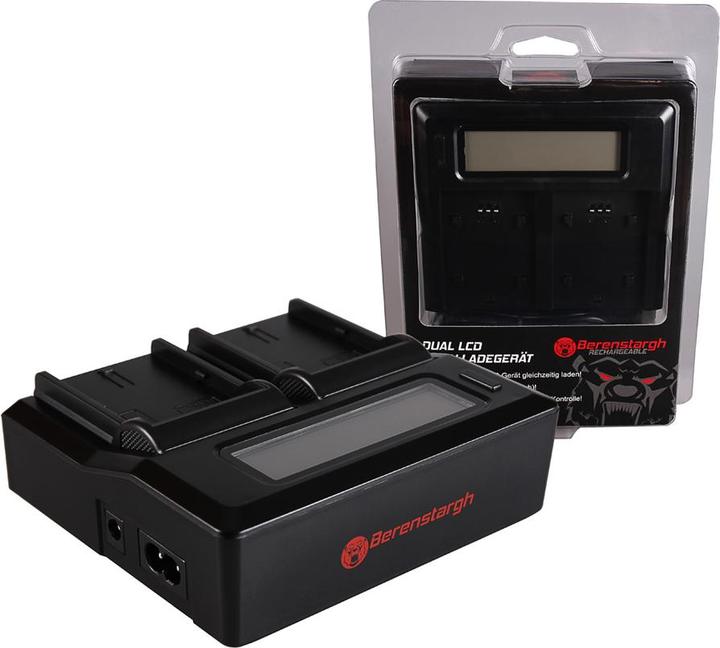 Image du produit Berenstargh Dual LCD USB Ladegerät f. Canon LP-E6 EOS 5D 60D 60Da 6D 7D EOS70D EOS-70D LP-E6 Mark II