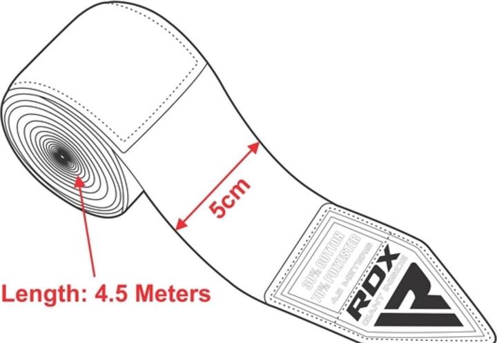 Image du produit Rdx Hand Wraps Black Plus