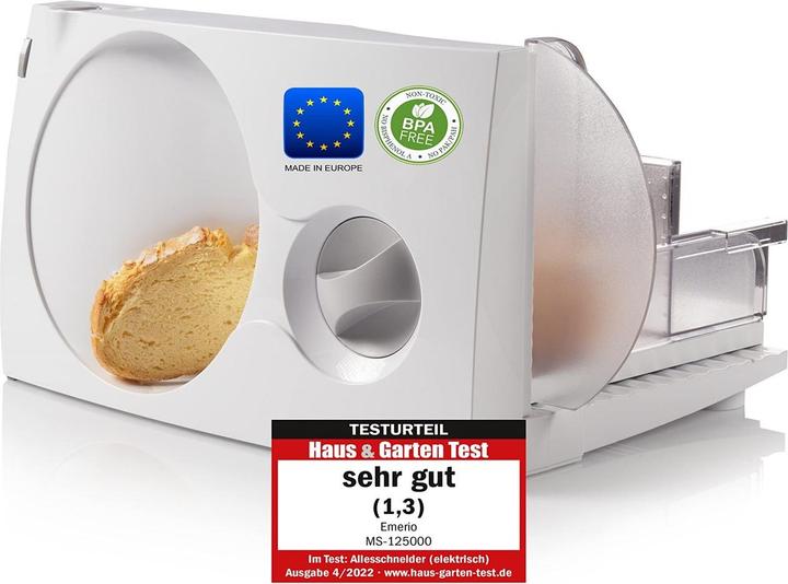 Image du produit Emerio Trancheuse universelle, pliable pour gagner de la place