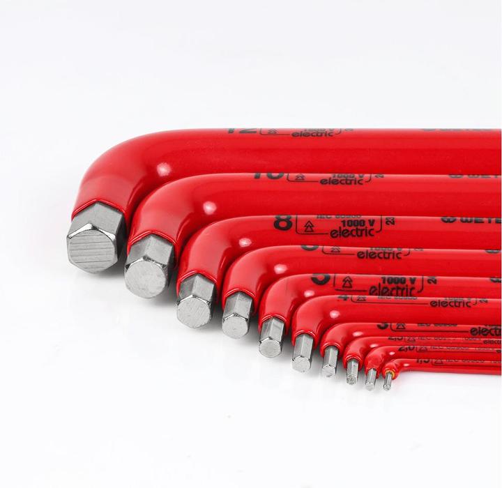 Actual product image Wetec Innensechskant-Stiftschlüsselsatz, 1000 V, 10 tlg.