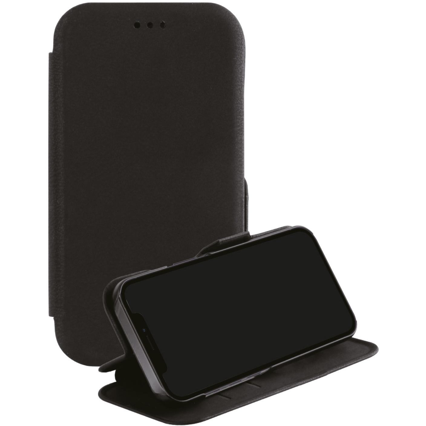 Vivanco Casual Handy-Schutzhülle 15,5 cm (6.1" ) Geldbörsenhülle Schwarz (Apple iPhone 13), Smartphone Hülle, Schwarz