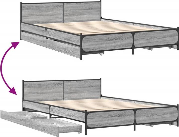 Image du produit vidaXL Bettgestell (135 x 190 cm)