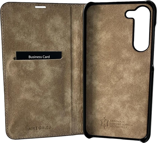 Produktbild Mike Galeli Book-Cover Echtleder Marc black (Samsung Galaxy S23)