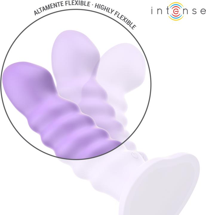 Immagine prodotto Intense Vibratore Brenda Taglia M Design A Spirale 10 Vibrazioni Viola Telecomando