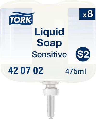 Tork 420702, Skin, Liquid soap, 475 ml, 489.3 g, 92 mm, 92 mm (Liquid soap, 475 ml)