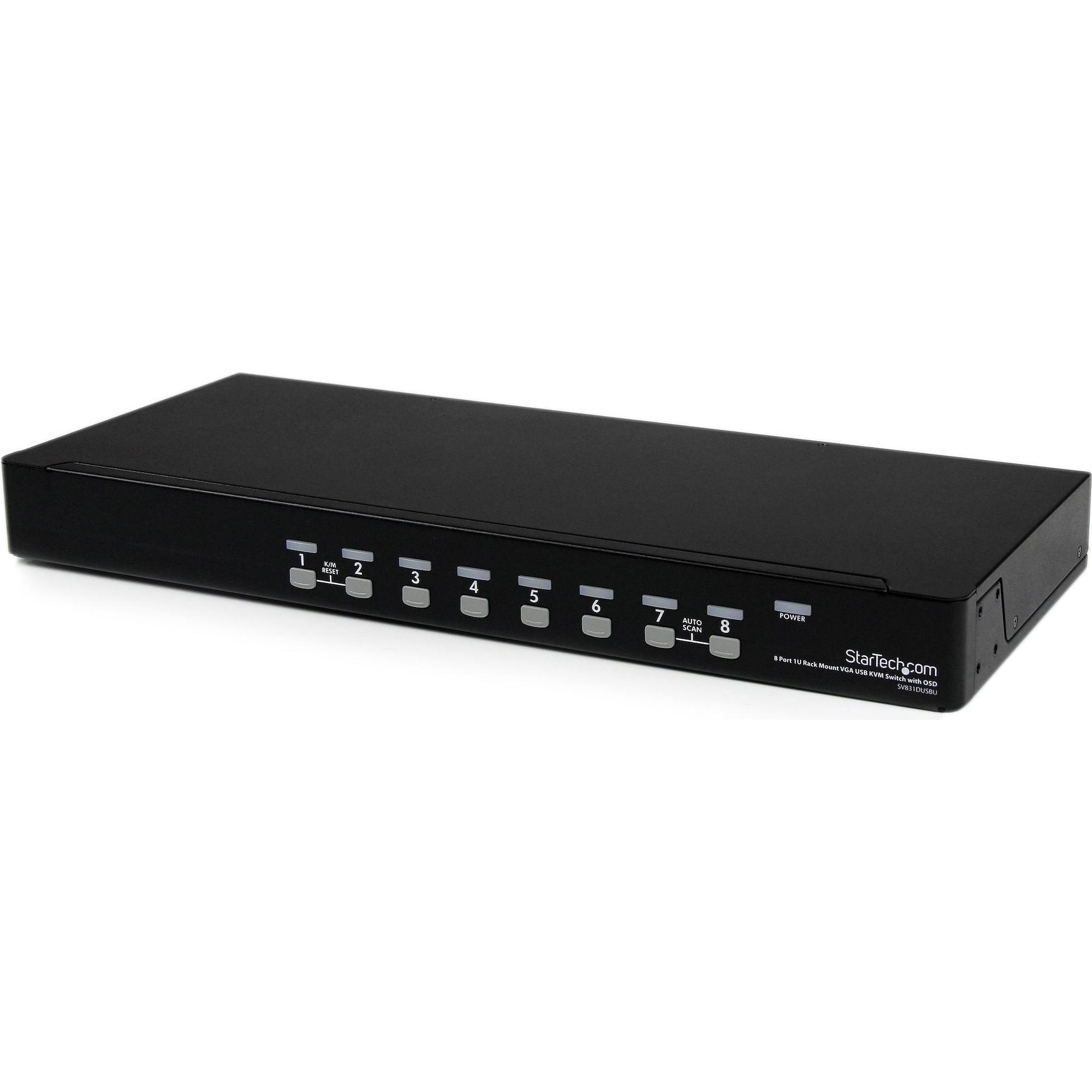 StarTech 8 Port USB Kvm Switch, KVM Switch, Schwarz