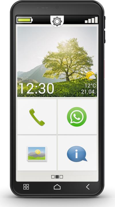 Actual product image Emporia Smart.7 lite (128 GB, Black, 5.45", Single SIM, 4G)