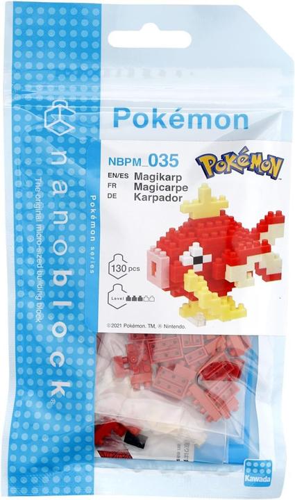 Produktbild Nanoblock Bausteinmodell Pokémon Magikarp Level 3