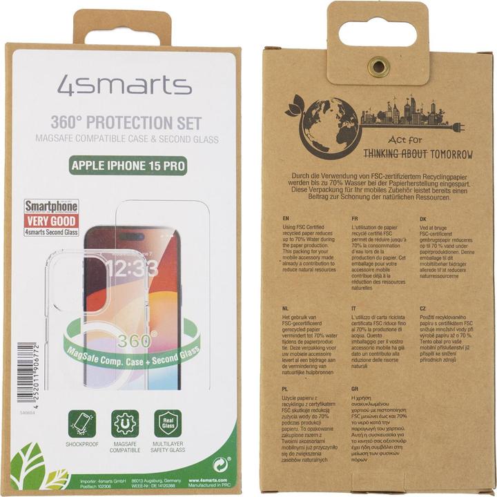Produktbild 4smarts 360° Starter Set (Apple iPhone 15 Pro)