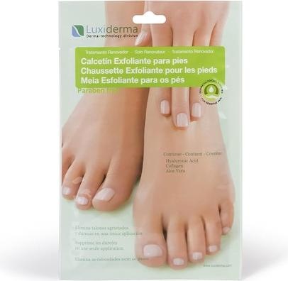 Actual product image Luxiderma Calcetin Exfoliante Para Pies (Foot bath, 34 ml)