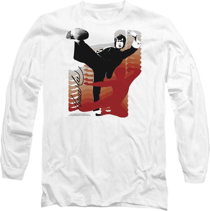 Produktbild Bruce Lee Kick It TShirt Langärmlig (M)
