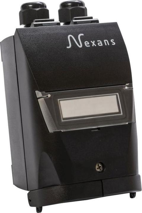 Actual product image Elbro LANmark Nexans socket 2×RJ45 black