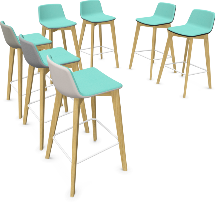 Actual product image Narbutas Twist & Sit Bar Stool