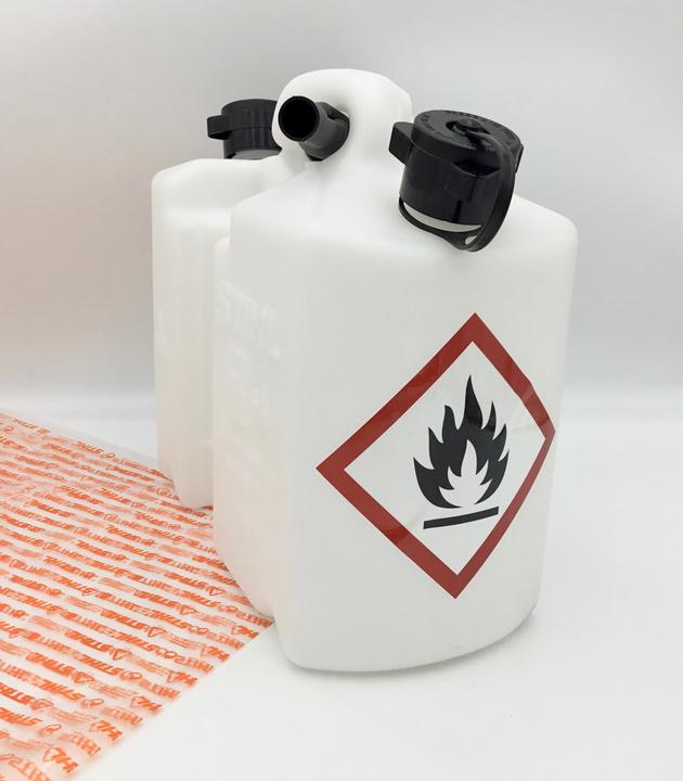 Actual product image Stihl 8810120 CombiCanister for 5L fuel and 3L oil Transparent