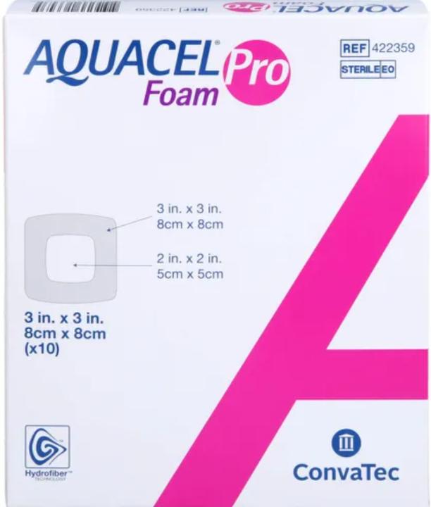Produktbild Aquacel AQUACEL Foam Pro 8x8cm 10 Stk