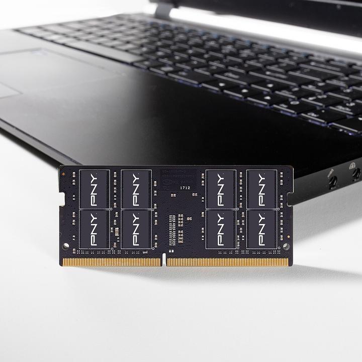 Actual product image PNY Speicher 16GB DDR4 3200 SO-DIMM MN16GSD43200-SB (1 x 16GB, 3200 MHz, DDR4-RAM, SO-DIMM)