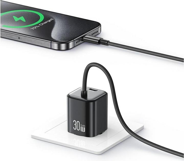 Image du produit Usams Ładowarka sieciowa JC Series CC264 30W GaN Mini Fast Charge 2xUSB-C biały (30 W, 2 ports)