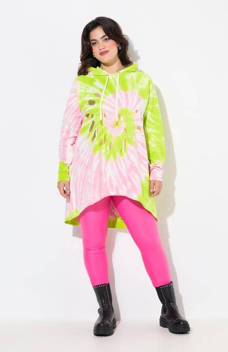 Produktbild Angel of Style Hoodie, A-Linie, Batikdruck, gerundeter Saum (56)