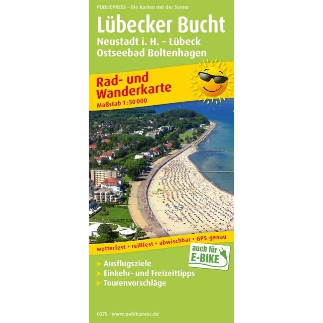 PublicPress Rad-u.Wanderk.Lübecker Buch, Landkarte