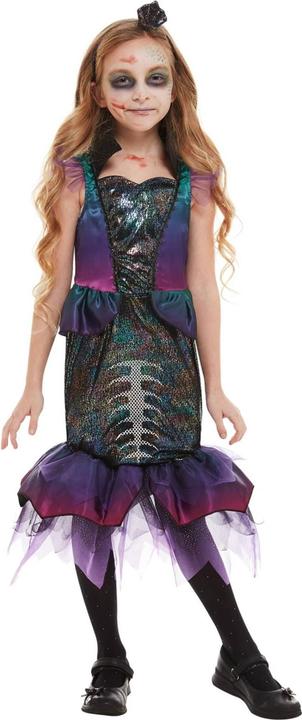 Immagine prodotto Smiffys Costume Sirena Scura Set Ragazze (128, 134)