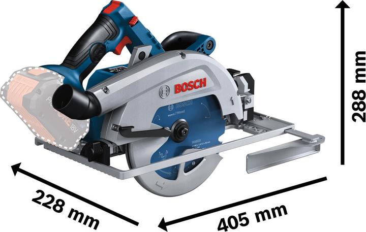 Actual product image Bosch Professional GKS 18V-68 GC