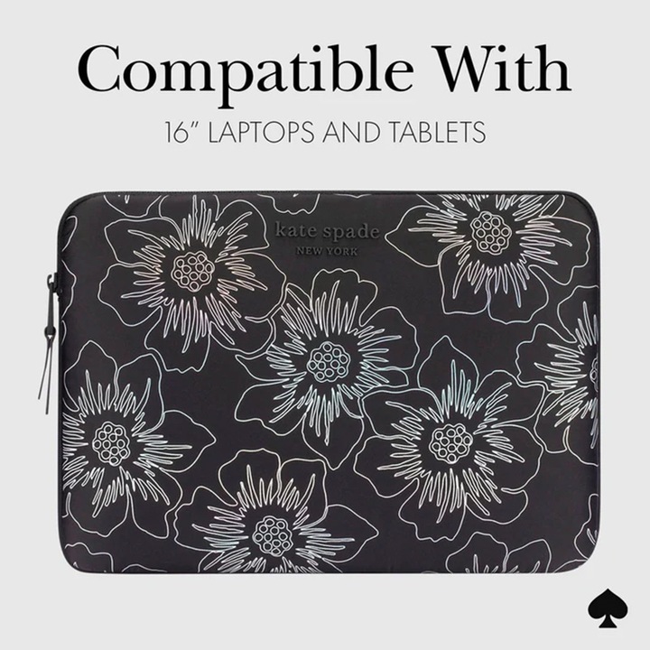Immagine prodotto Kate Spade Custodia Puffer - Pokrowiec MacBook Pro 16" / Laptop 16" (Hollyhock Iridescent Bl (16")