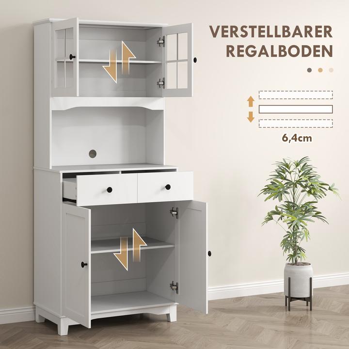 Image du produit Homcom Küchenschrank (74.5 x 40 x 172 cm)