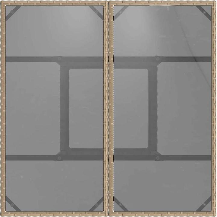 Produktbild vidaXL Garten Essgruppe (80 x 80 x 75 cm)