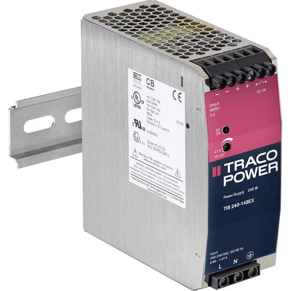TracoPower, Systemstromversorgung, Hutschienen-Netzteil (DIN-Schiene), TIB 240-EX Serie