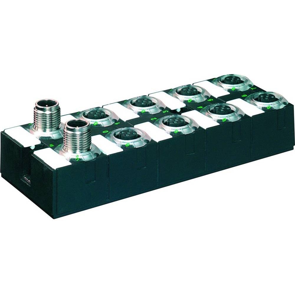 Murr Elektronik Cube67 E/A Kompaktmodul 16 multifunktionale Kanäle Cube67 DIO16 C 8xM12 1.6A, Elektronikkabel + Stecker