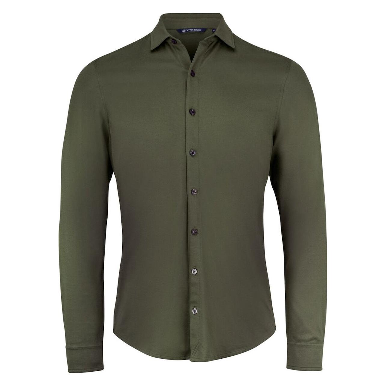 Cutter & Buck, Herren, Hemden, Advantage Shirt Men, Grün, (L)
