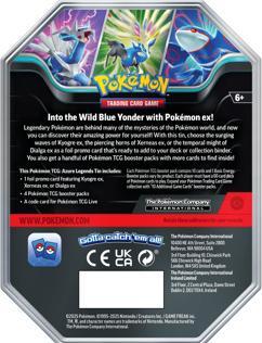 Actual product image Pokémon Pokemon Azurblaue Legenden Ex-Dose (English, Tin)