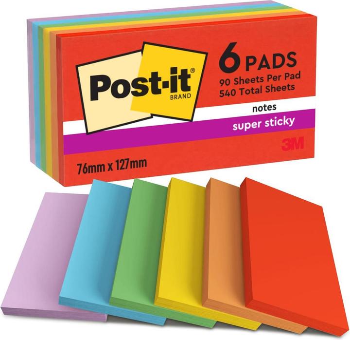 Productafbeelding Post-it Super kleverig (76 x 76 mm)