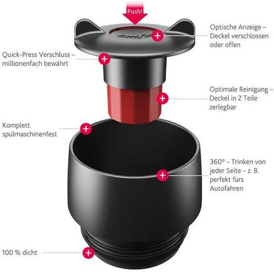 Actual product image Emsa Insulating cup made of stainless steel (Bp1044801100) (0.36 l)