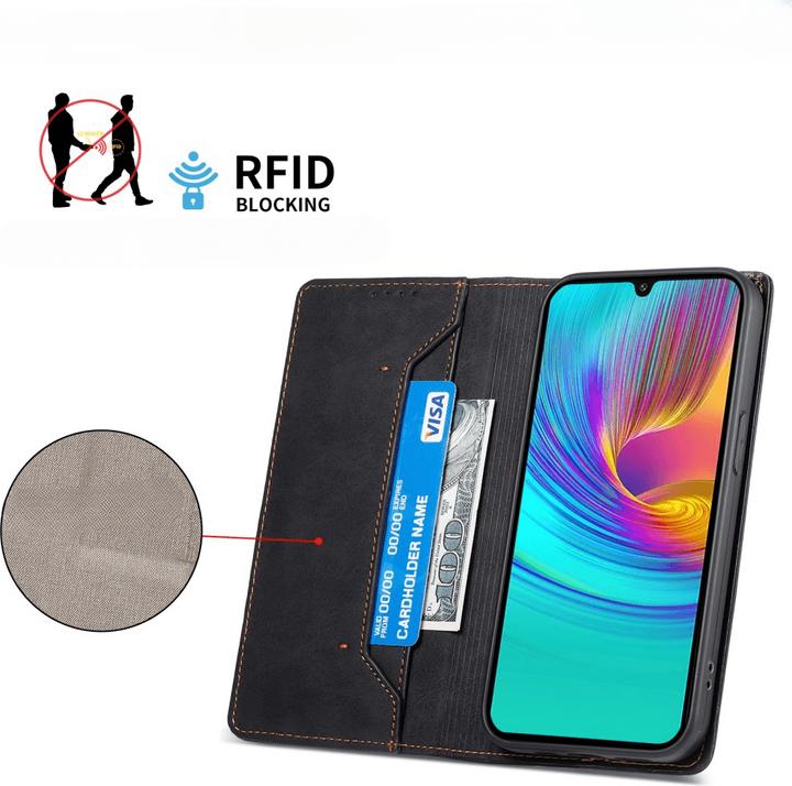 Actual product image Cover-Discount Galaxy A36 5G - Flip Case mit RFID Blocker (Samsung Galaxy A36)